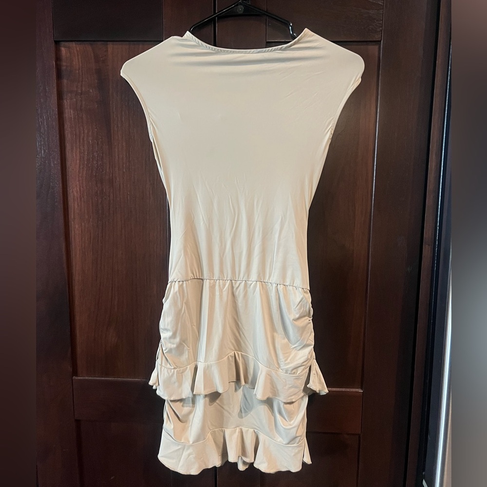 Lioness Cream Sleeveless Ruched Blouse